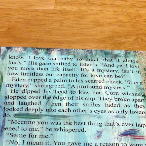 Book Art From Rescued book,  Family Theme, Mystery Ending - Picture 6 of 8